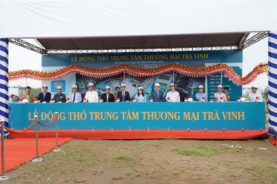 HTV9 - Lễ động thổ trung tâm thương mại tại Khu đô thị mới Trà Vinh