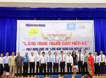 Tập Đoàn Hoàng Quân Tài Trợ Lễ Trao Giải Cuộc Thi “Lắng Nghe Người Dân Hiến Kế” Lần Thứ 1 Năm 2019