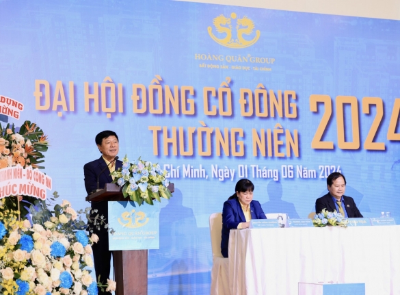 TẬP ĐOÀN HOÀNG QUÂN TỔ CHỨC THÀNH CÔNG ĐẠI HỘI ĐỒNG CỔ ĐÔNG THƯỜNG NIÊN NĂM 2024