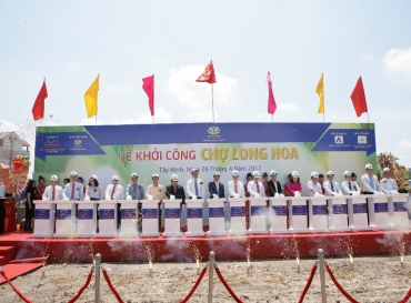 THE GROUND BREAKING CEREMONY OF LONG HOA SHOPPING CENTER – TAY NINH